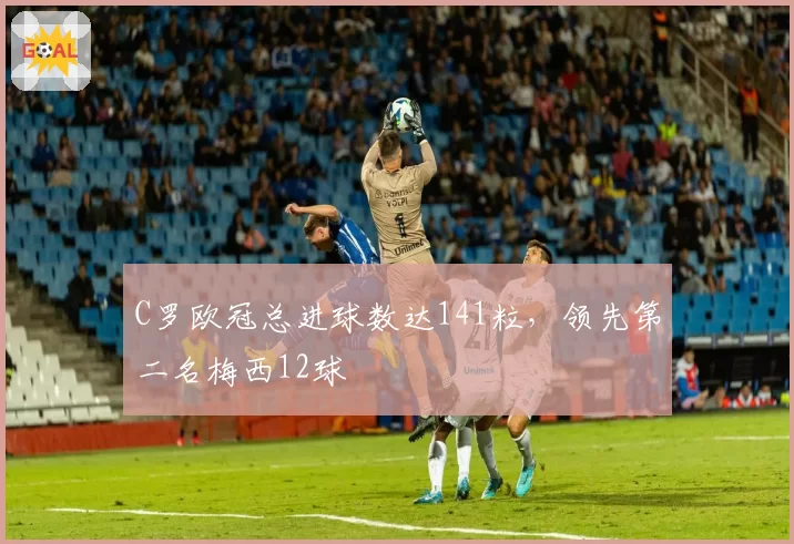 C罗欧冠总进球数达141粒,领先第二名梅西12球